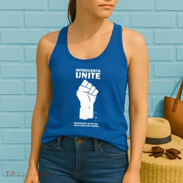 Introverts Unite Separately & Online Women's Tank Top