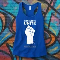 Introverts Unite Separately & Online Women's Tank Top thumb 3
