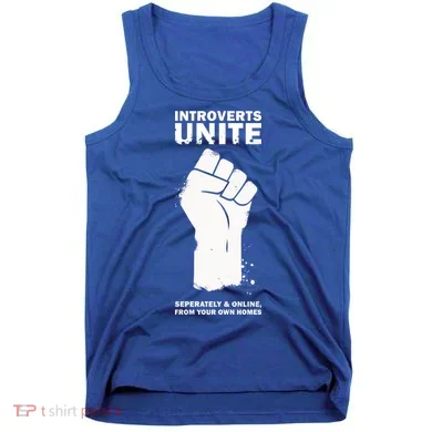 Introverts Unite Separately & Online Tank Top