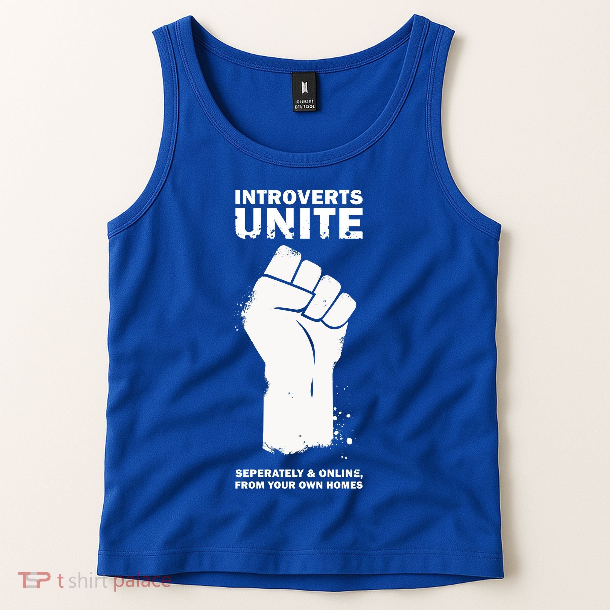 Introverts Unite Separately & Online Tank Top