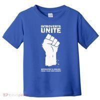 Introverts Unite Separately & Online Toddler T-Shirt thumb 0