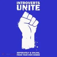 Introverts Unite Separately & Online Women's Long Sleeve Shirt thumb 2