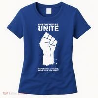 Introverts Unite Separately & Online Women's T-Shirt thumb 0