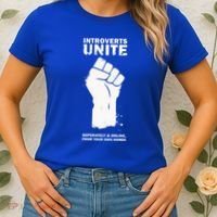 Introverts Unite Separately & Online Women's T-Shirt thumb 2