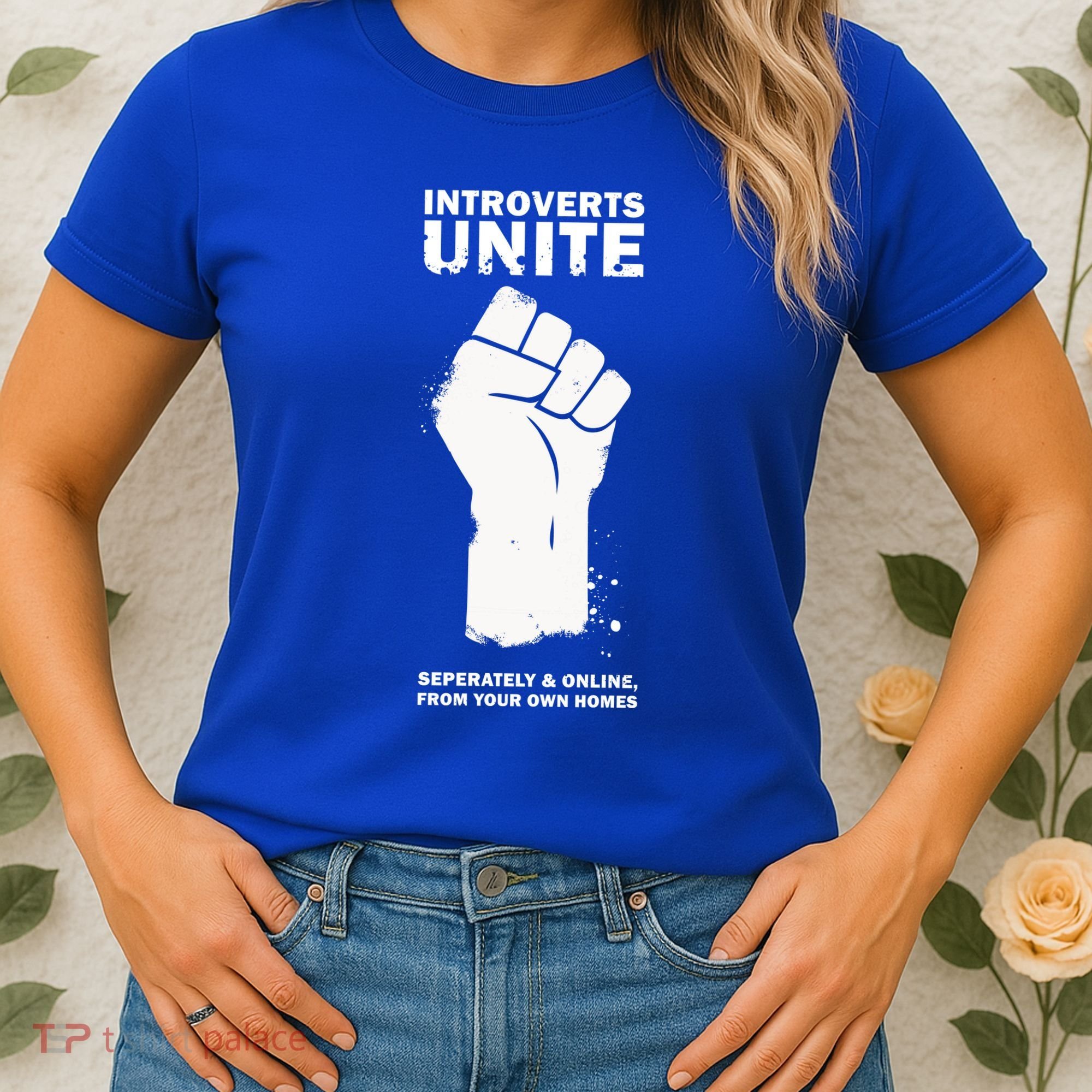 Introverts Unite Separately & Online Women's T-Shirt