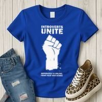 Introverts Unite Separately & Online Women's T-Shirt thumb 3