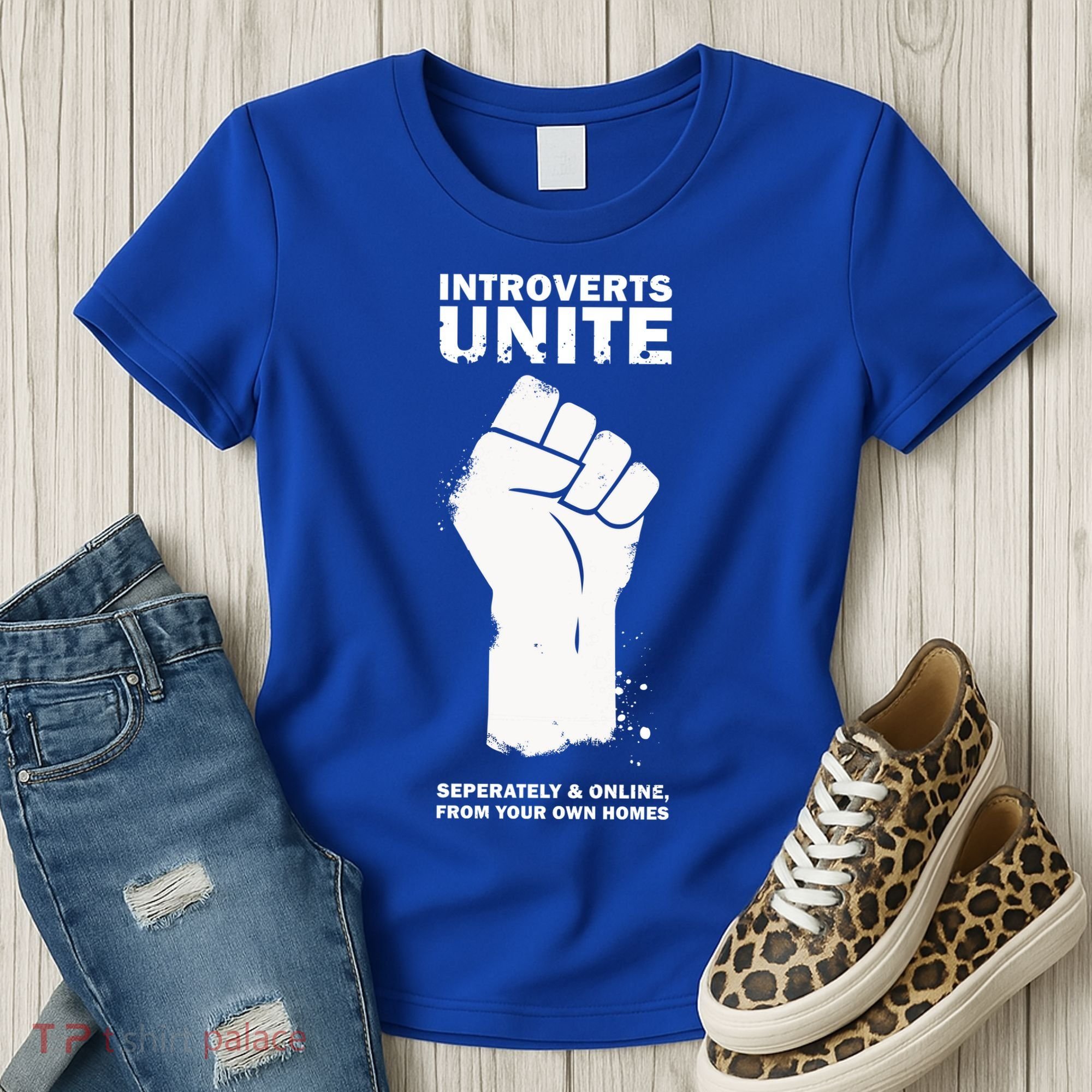 Introverts Unite Separately & Online Women's T-Shirt