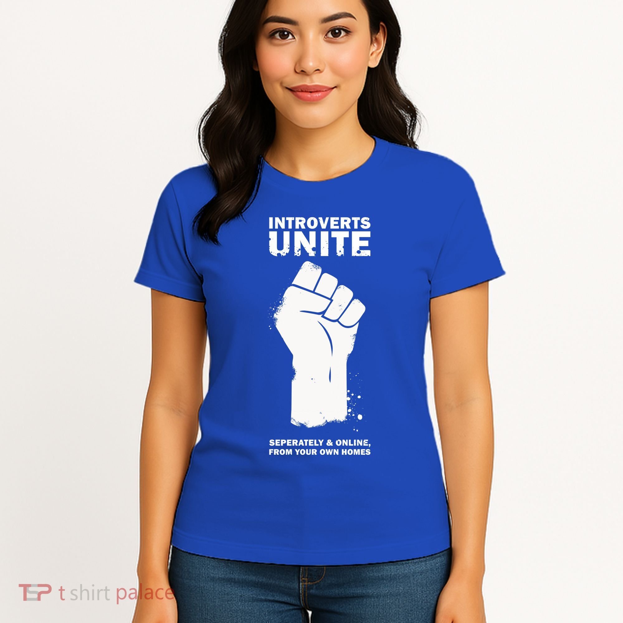 Introverts Unite Separately & Online Women's T-Shirt
