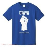 Introverts Unite Separately & Online Kids T-Shirt thumb 0