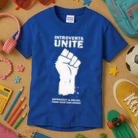 Introverts Unite Separately & Online Kids T-Shirt thumb 3