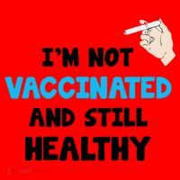 I'm Not Vaccinated And Still Healthy Santa Hat thumb 1