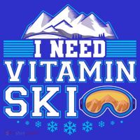 I Need Vitamin Ski Funny Skier Ski Instructor Gift Kids Sweatshirt thumb 2