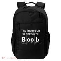 Invention Of The Word Boob Backpack thumb 0
