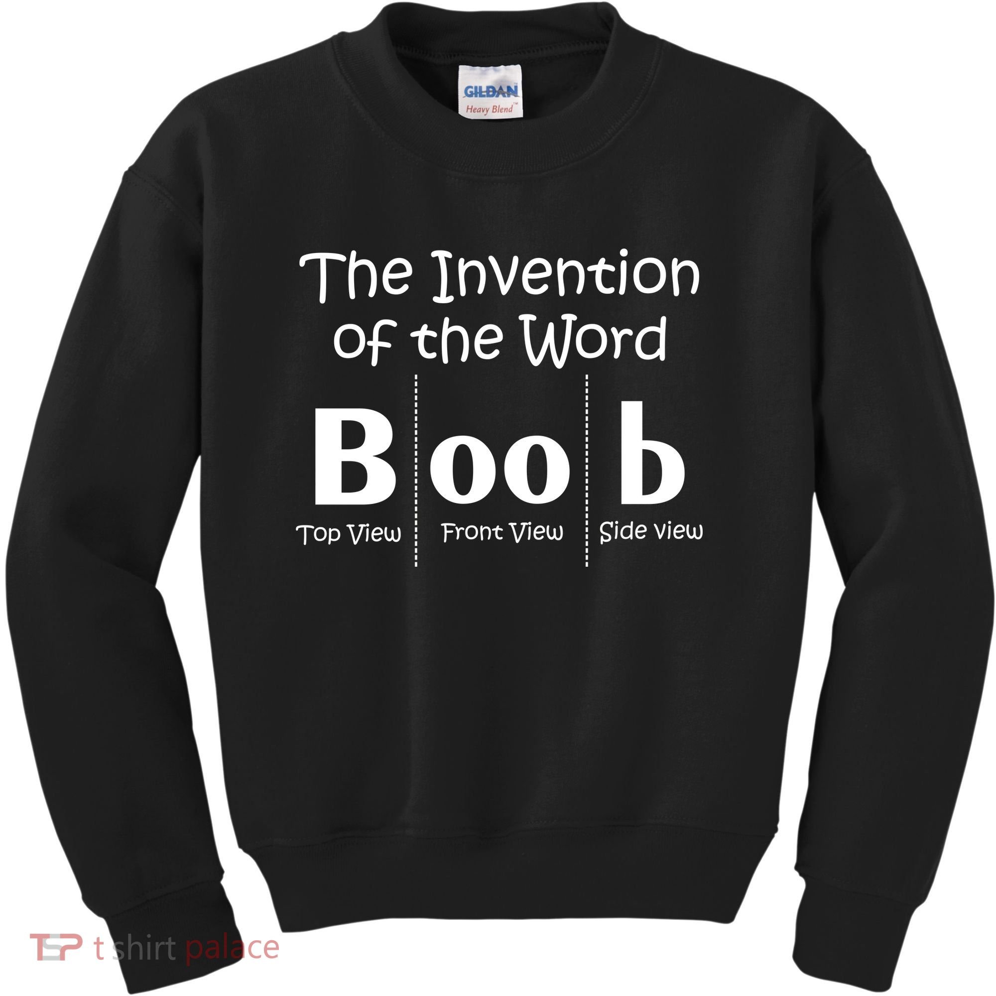 Invention Of The Word Boob Kids Sweatshirt