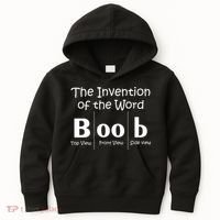 Invention Of The Word Boob Kids Hoodie thumb 0