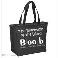 Invention Of The Word Boob Tote Bag thumb 2