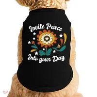 Invite Peace Into Your Day Doggie Tank thumb 0