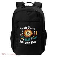 Invite Peace Into Your Day Backpack thumb 0