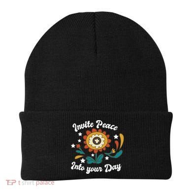 Invite Peace Into Your Day Beanie