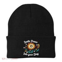 Invite Peace Into Your Day Beanie thumb 0