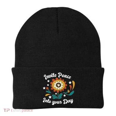 Invite Peace Into Your Day Beanie