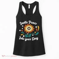 Invite Peace Into Your Day Women's Tank Top thumb 0