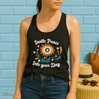Invite Peace Into Your Day Women's Tank Top thumb 2