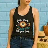 Invite Peace Into Your Day Women's Tank Top thumb 2