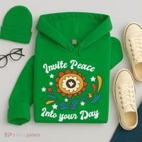 Invite Peace Into Your Day Hoodie thumb 4