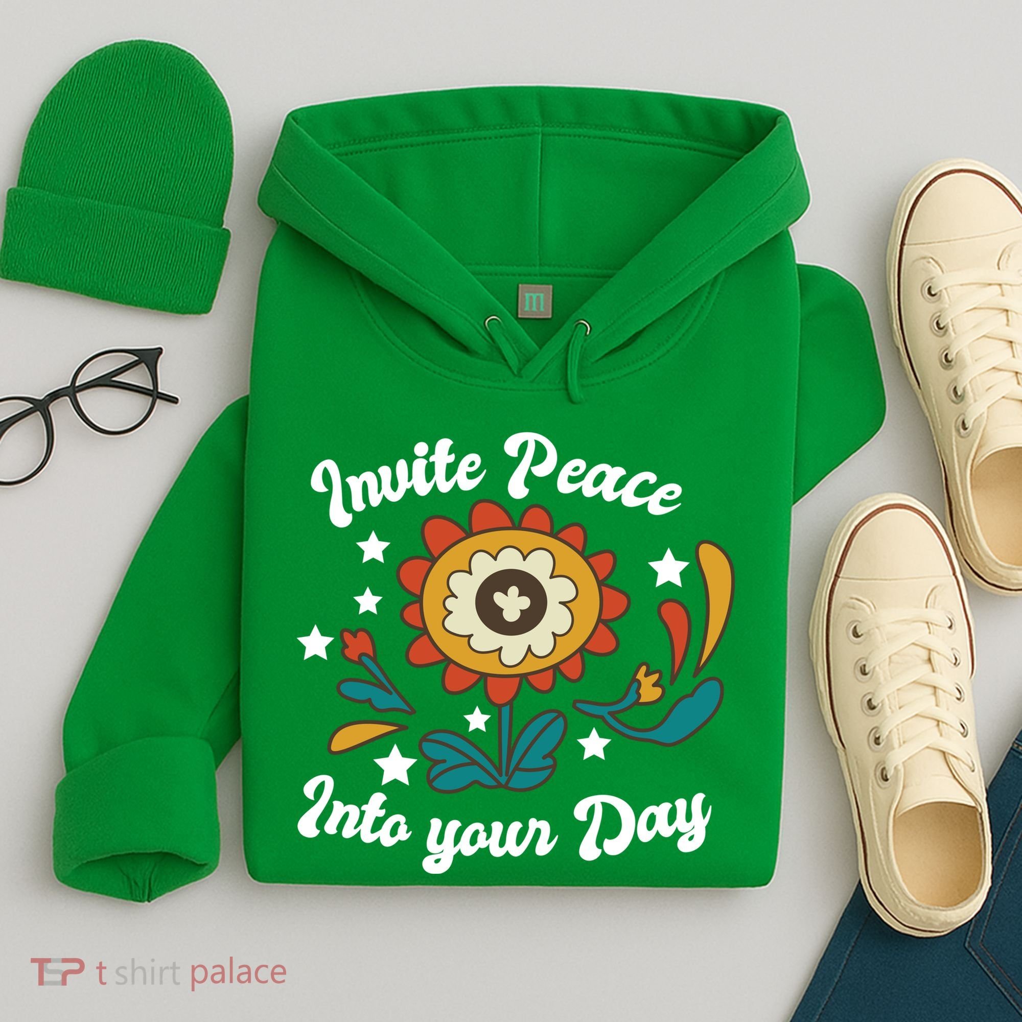 Invite Peace Into Your Day Hoodie