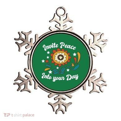 Invite Peace Into Your Day Ornament