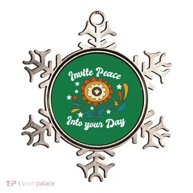 Invite Peace Into Your Day Ornament