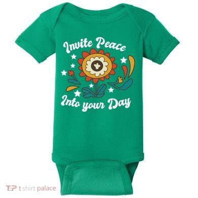 Invite Peace Into Your Day Baby Bodysuit