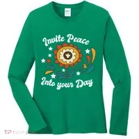 Invite Peace Into Your Day Women's Long Sleeve Shirt thumb 0