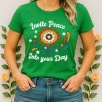 Invite Peace Into Your Day Women's T-Shirt thumb 2
