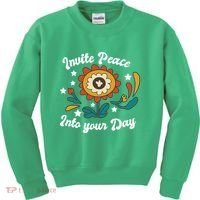 Invite Peace Into Your Day Kids Sweatshirt thumb 0