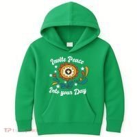 Invite Peace Into Your Day Kids Hoodie thumb 0