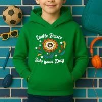 Invite Peace Into Your Day Kids Hoodie thumb 2