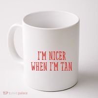 I’M Nicer When I’M Tan Coffee Mug thumb 0