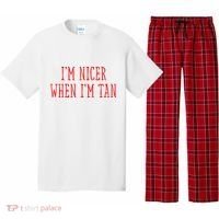I’M Nicer When I’M Tan Pajama Set thumb 0