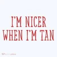 I’M Nicer When I’M Tan Women's Hoodie thumb 2