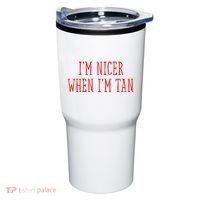 I’M Nicer When I’M Tan Tumbler thumb 0