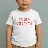I’M Nicer When I’M Tan Toddler T-Shirt thumb 2