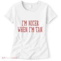 I’M Nicer When I’M Tan Women's T-Shirt thumb 0