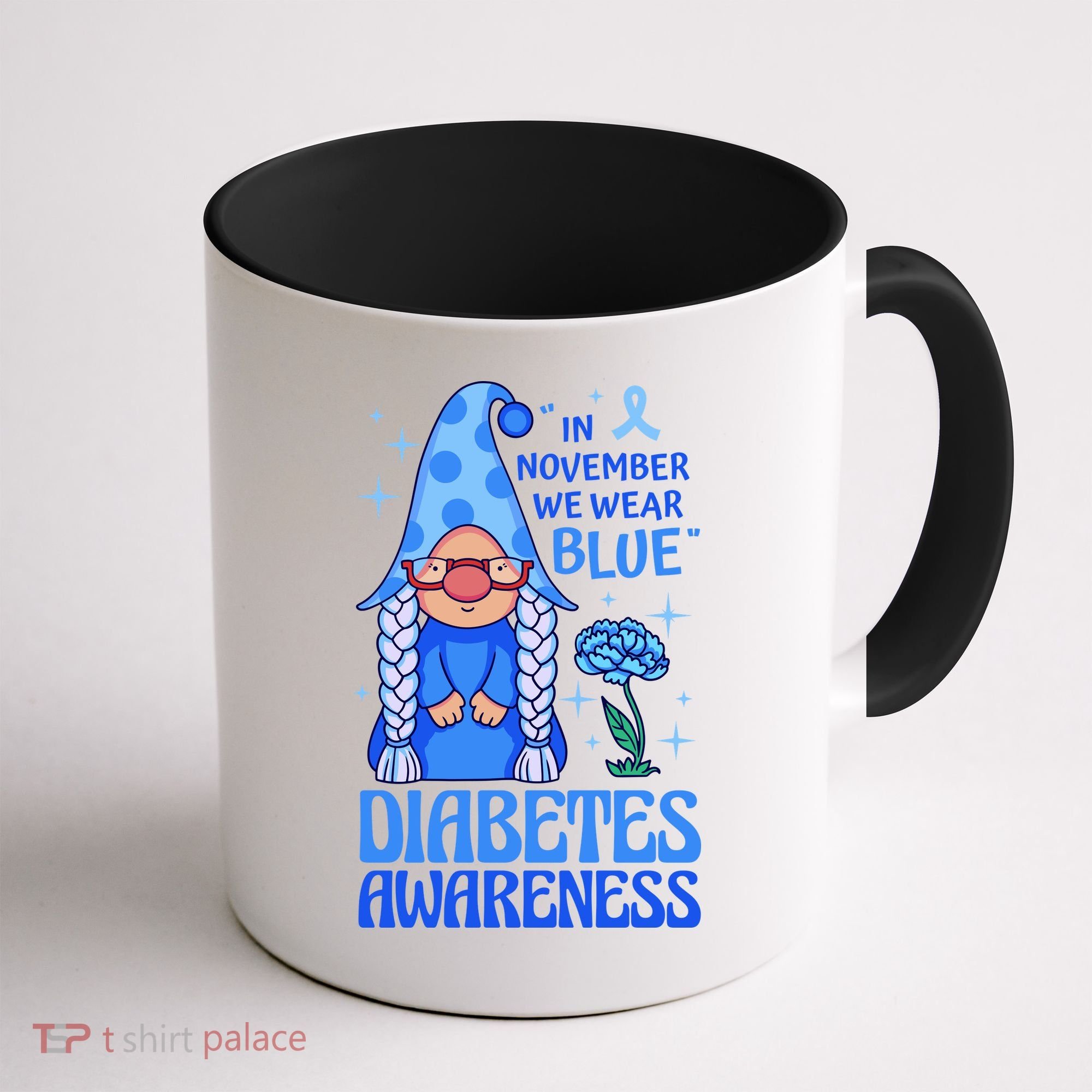 In November We Wear Blue For Diabetes Awareness Coffee Mug