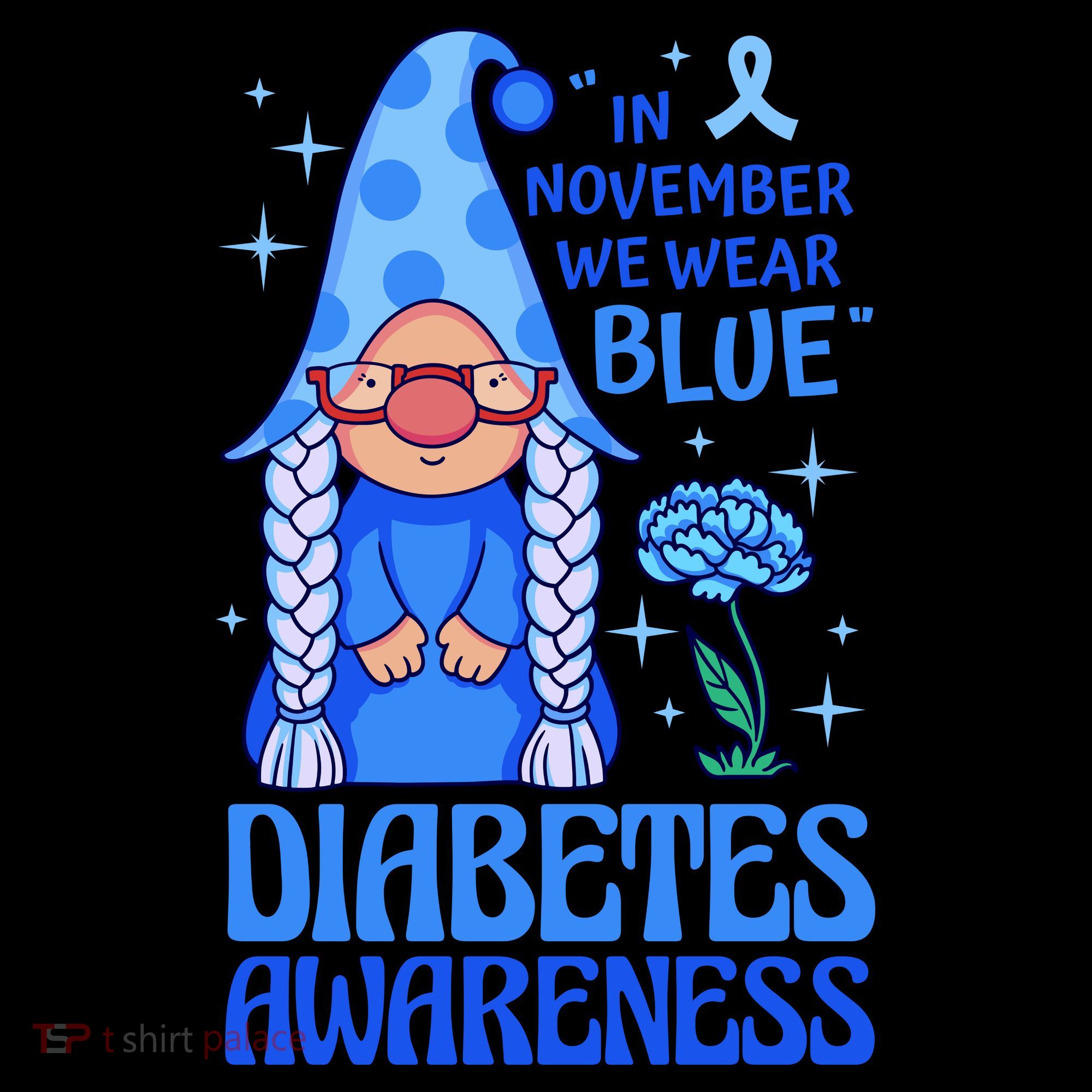 In November We Wear Blue For Diabetes Awareness Coffee Mug