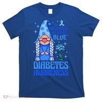 In November We Wear Blue For Diabetes Awareness T-Shirt thumb 0