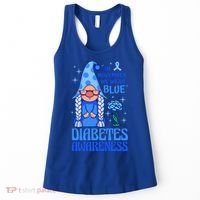 In November We Wear Blue For Diabetes Awareness Women's Tank Top thumb 0