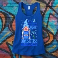 In November We Wear Blue For Diabetes Awareness Women's Tank Top thumb 3