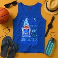 In November We Wear Blue For Diabetes Awareness Tank Top thumb 4